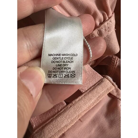 NWT Free People We Are HAH Women's Under The Wire Bodysuit Copper Rose Pink XS - Picture 12 of 13